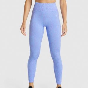 Gymshark Adapt Animal Seamless Leggings - Butterfly | Light Blue